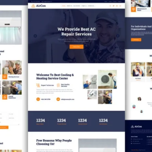 AirCon – Free AC Repair Website Template