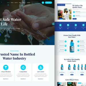 Acuas – Drinking Water Website Template