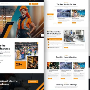 Electra – Electrical Website Template