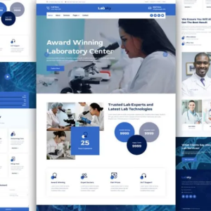 Labsky – Laboratory HTML Website Template