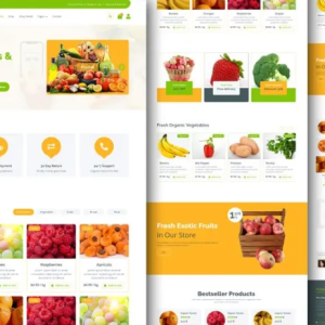 Fruitables – Vegetable Website Template